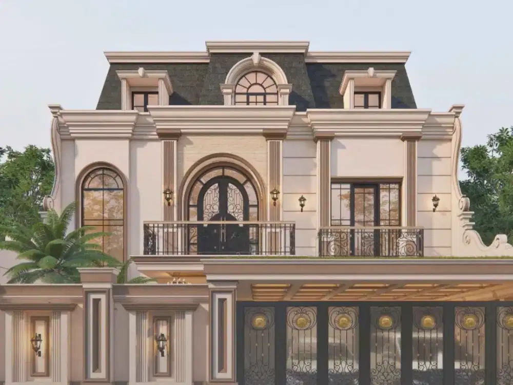 Rumah Megah Klasik Terbatas Semi Furnished dan Private Pool 2 Lantai di Jogja dalam RingRoad lokasi Strategis