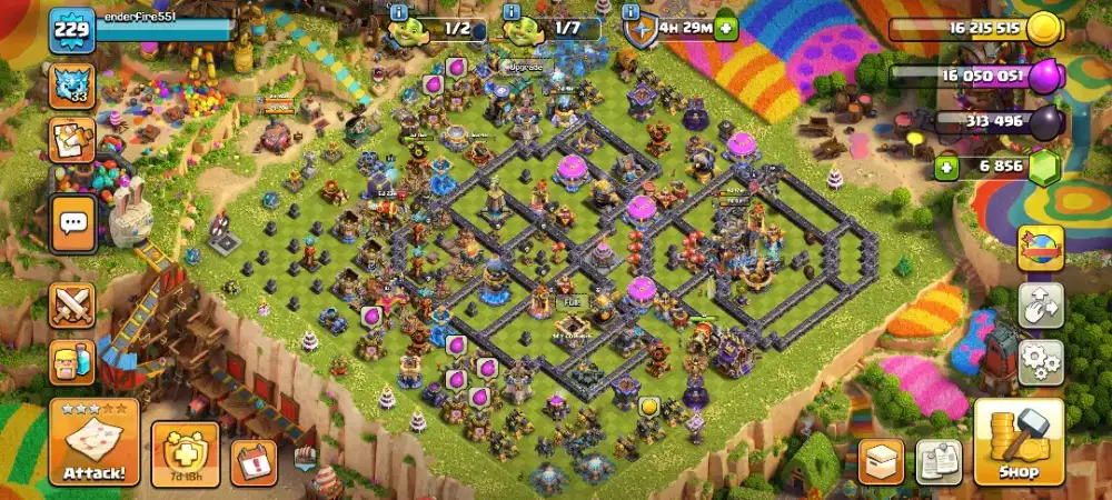 COC TH 18 HERO & WALL MAKS