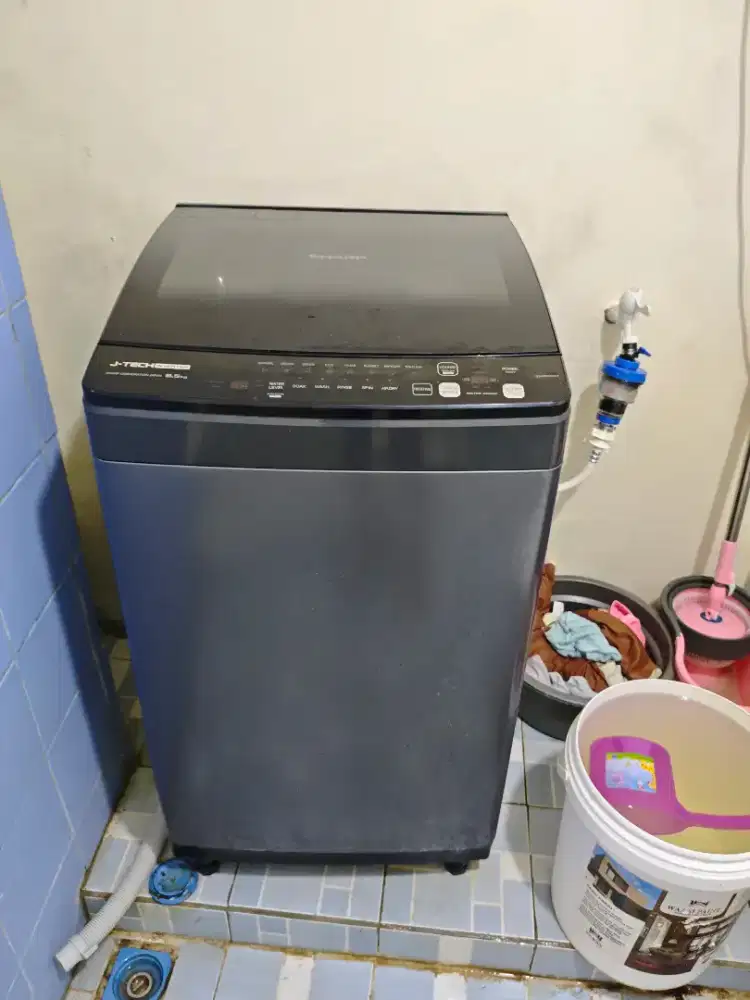 Mesin cuci SHARP ESM9500 9.5KG Iventer like new baru 2 bulanan