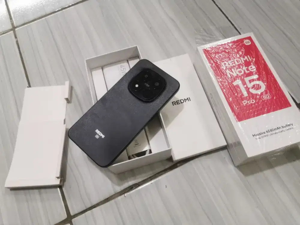 Redmi note 15 pro 5G

Ram 12/512