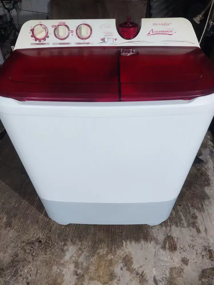 Mesin cuci Sharp kapasitas 9,5kg Normal semua mesin Ori