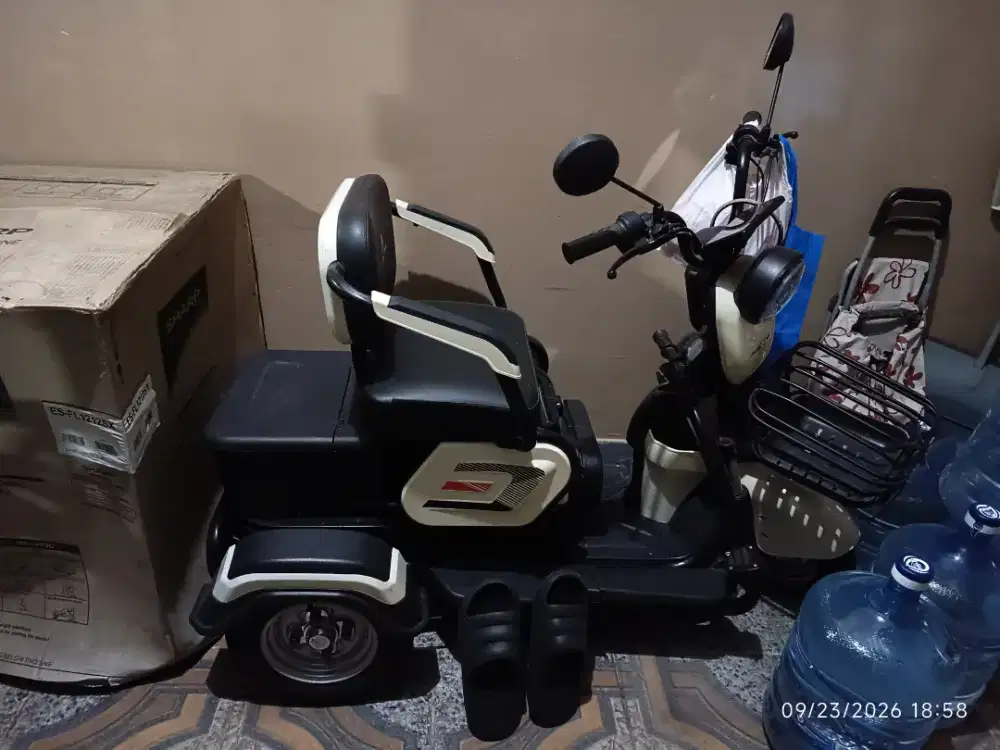 Sepeda Aviator Aki off + Mesin cuci Sharp front loading (tabung lepas)
