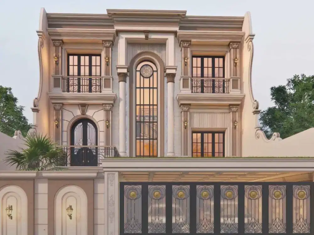 Rumah Istimewa Megah Klasik Terbatas Semi Furnished dan Private Pool, Lift Pribadi 3 Lantai di Jogja dalam RingRoad lokasi Strategis