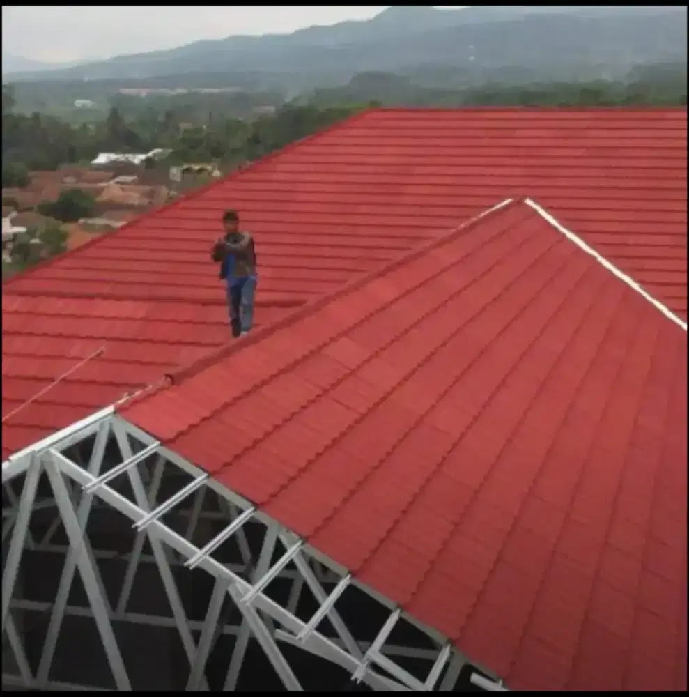 Renovasi bongkar pasang atap rumah spandek pasiran