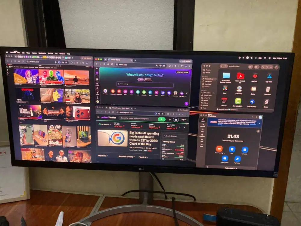 Dijual Monitor LG UltraWide 34 inch WK650-W