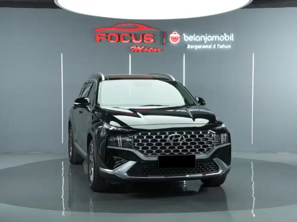 Km 51rb hyundai santafe santa fe signature bensin 2021 hitam