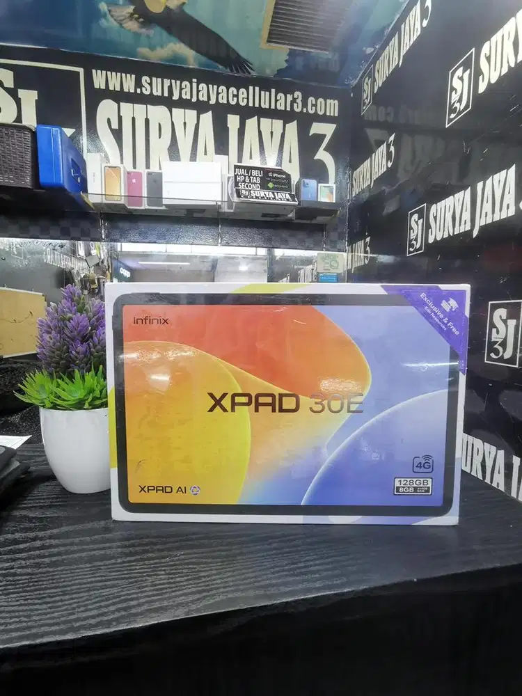 infinix xpad 30e ram 4 128gb 4g layar 10inch sdh includ case garansi