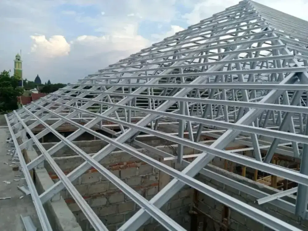 Renovasi bongkar pasang atap rumah spandek pasiran