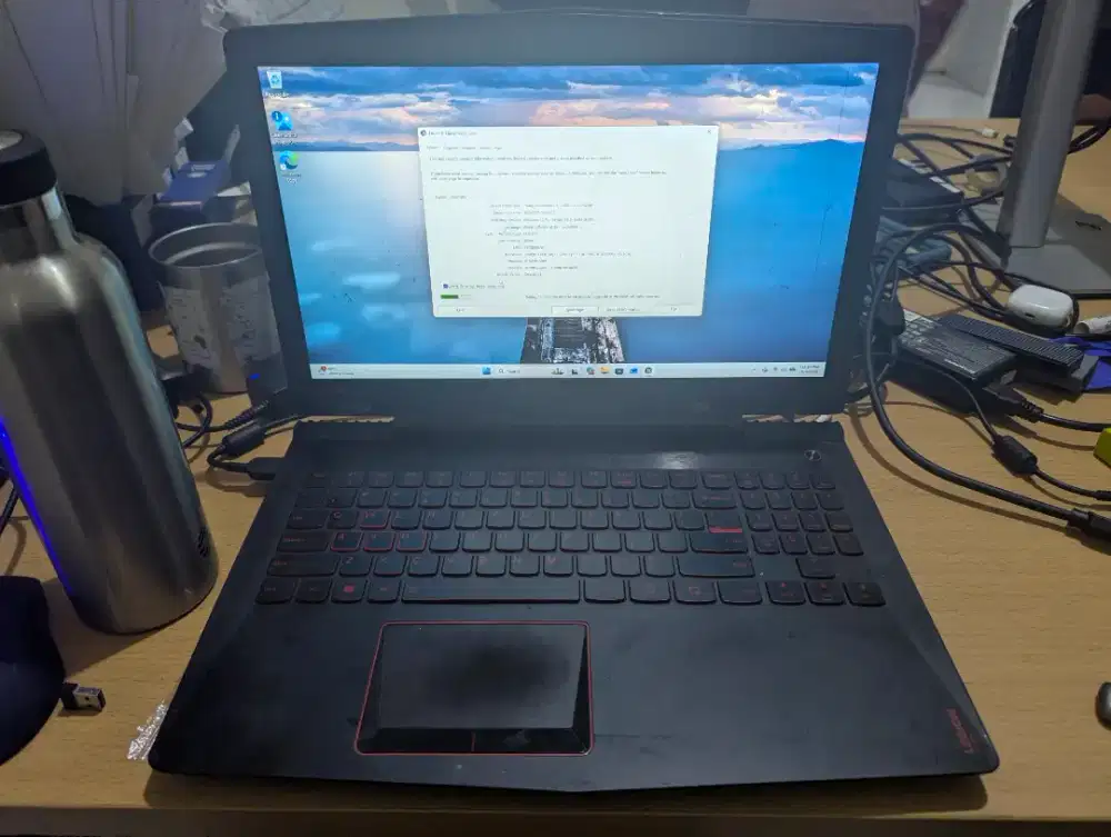 Lenovo Legion Y520 i7-7700HQ GTX 1050 Ti RAM 8GB SSD 128GB Mesin Aman
