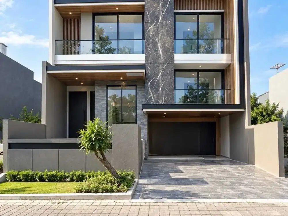 DIJUAL RUMAH RAFFLES GARDEN 2.5LT 5KT CITRALAND MODERN TROPICAL SPLIT LEVEL
