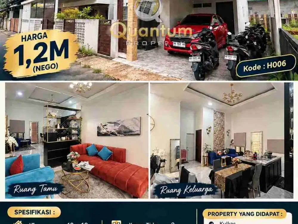 Rumah Minimalis Modern Siap Huni