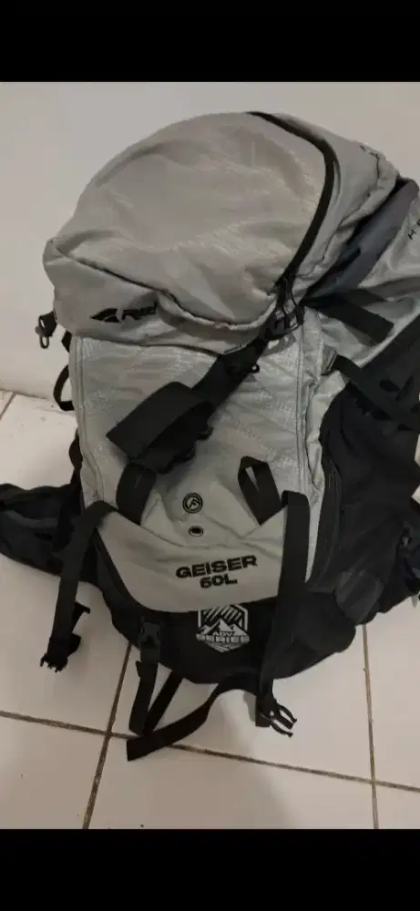 DIJUAL TAS CARRIER AREI GEISER ADV 60+5 LITER KERIL