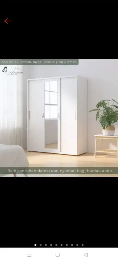 Lemari baju elegan