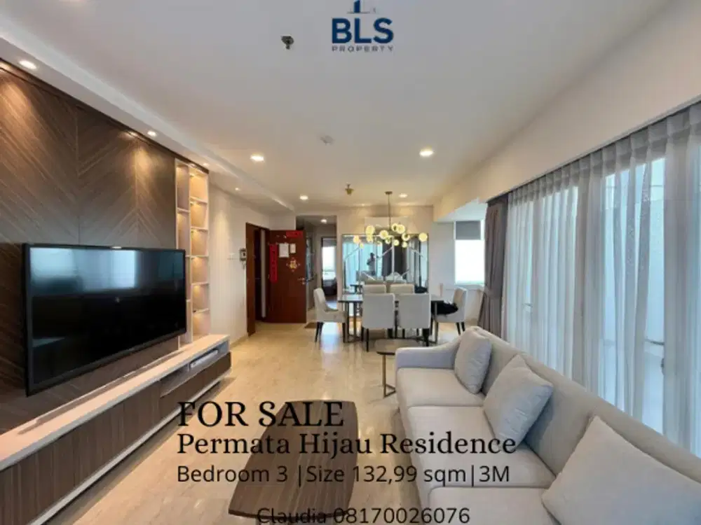 FOR SALE Apartment Permata Hijau Residence 3BR