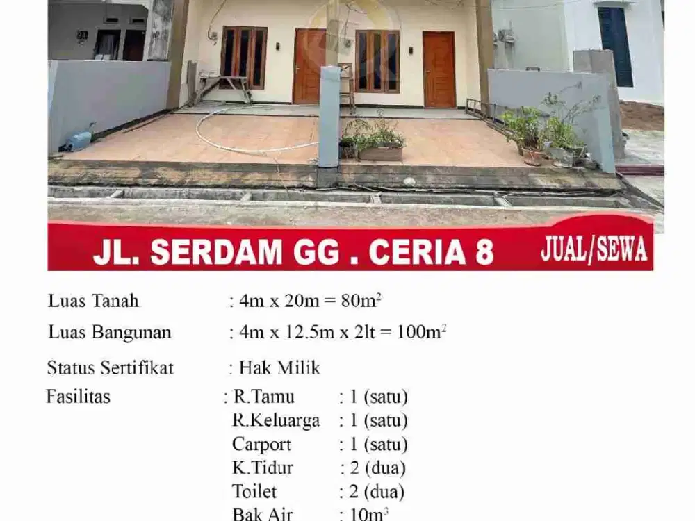Rumah Sewa dan Jual