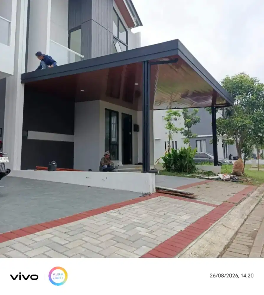 Kanopi baja ringan dan plafon