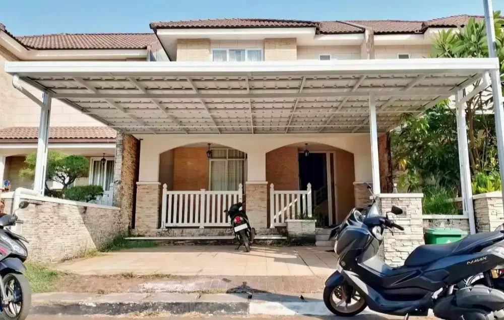 Kanopi baja ringan dan garasi