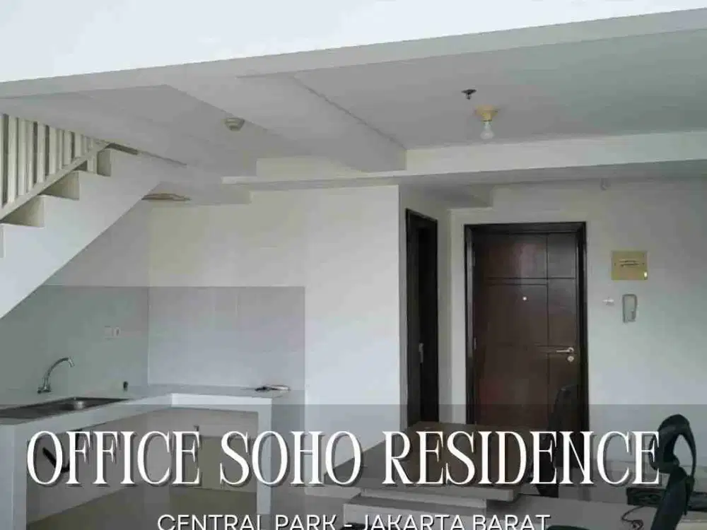 JUAL MURAH !! OFFICE SOHO RESIDENCE Central Park, Jakarta Barat - Type Avenue, Lantai Tinggi