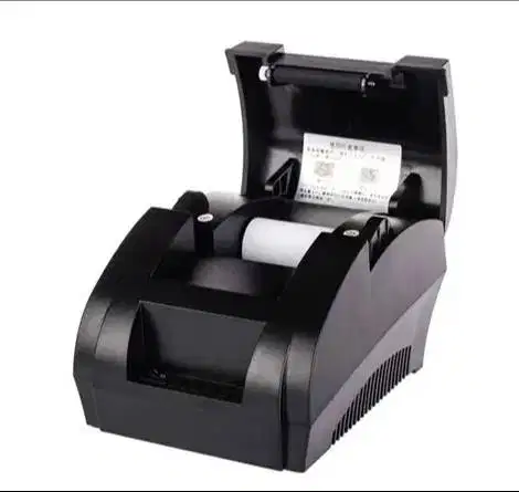 printer desktop bluetooth thermal 58mm USB RJ-11 warna hitam