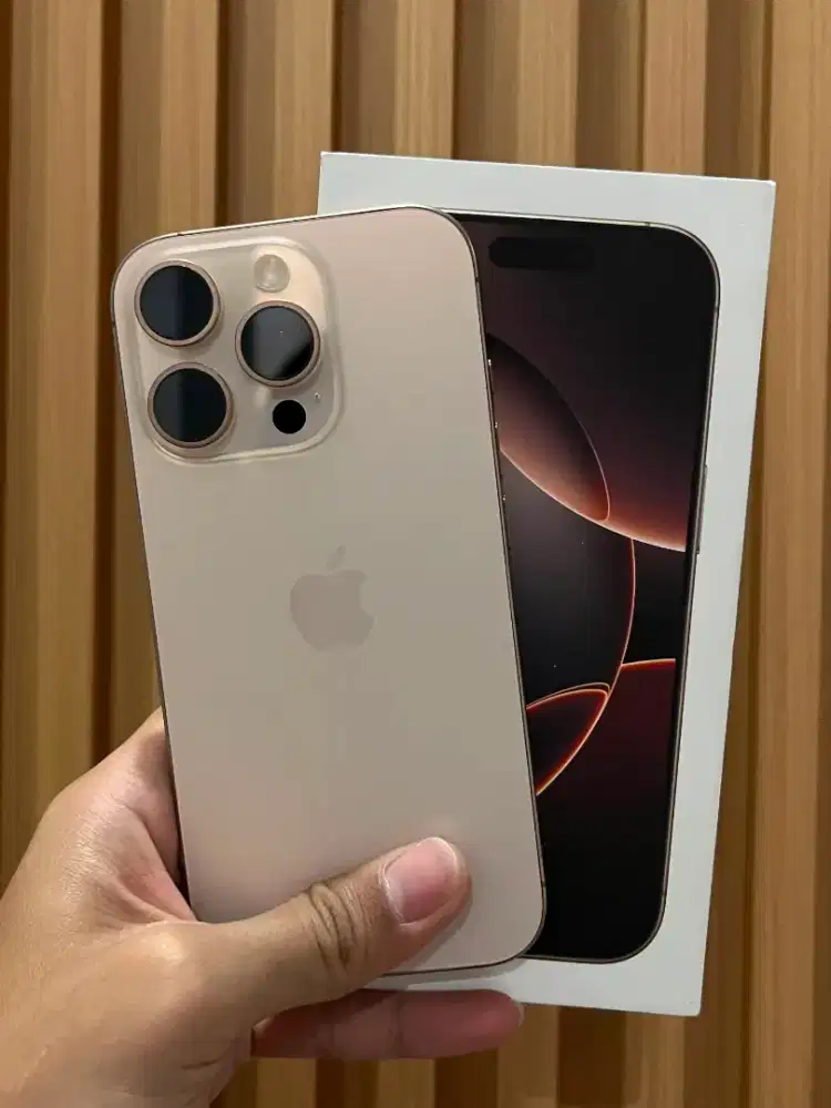 iPhone 16 Pro 128GB Desert Titanium BH 100% Garansi iBox Resmi = 2027