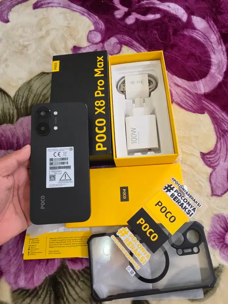 POCO X8 PRO MAX ram 12/512gb garansi 20-07-2027 fulset original
