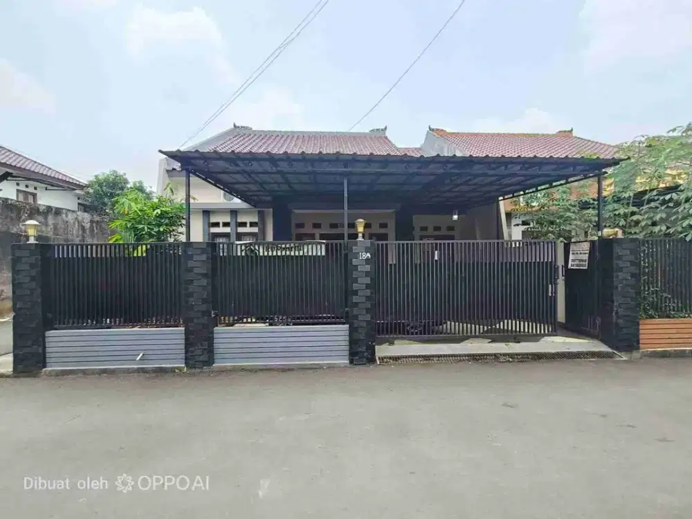 Rumah luas di hook siap huni Cisalak Auri Cimanggis Depok