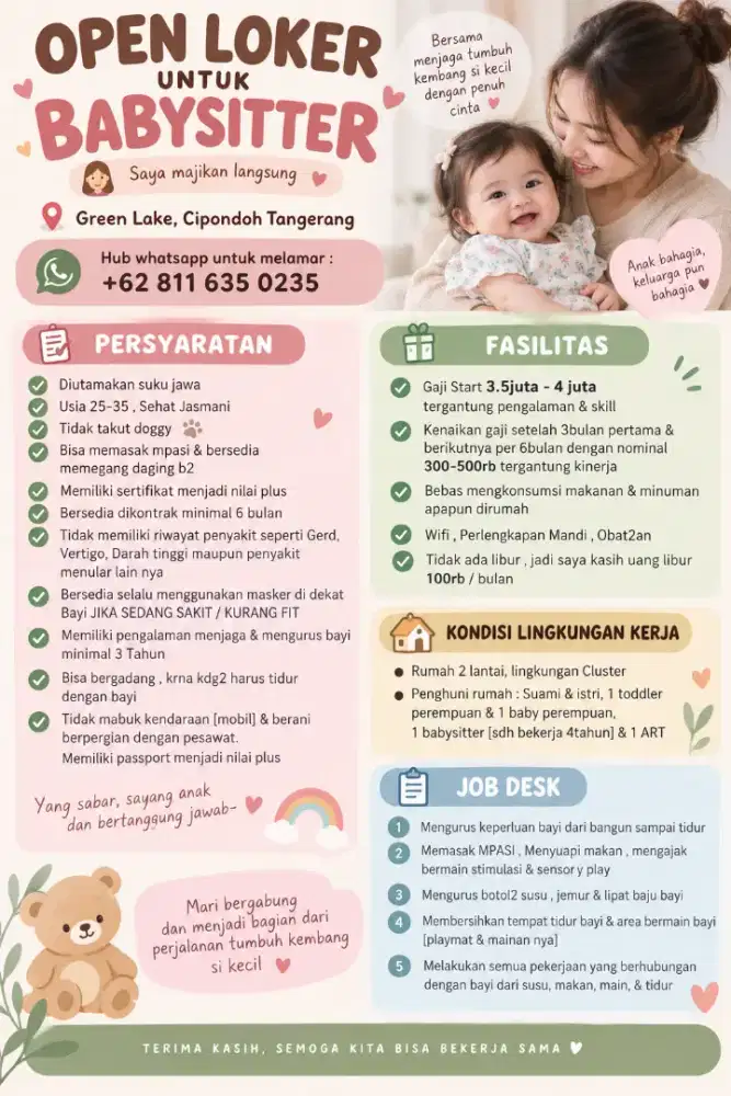 BABYSITTER BERSERTIFIKAT