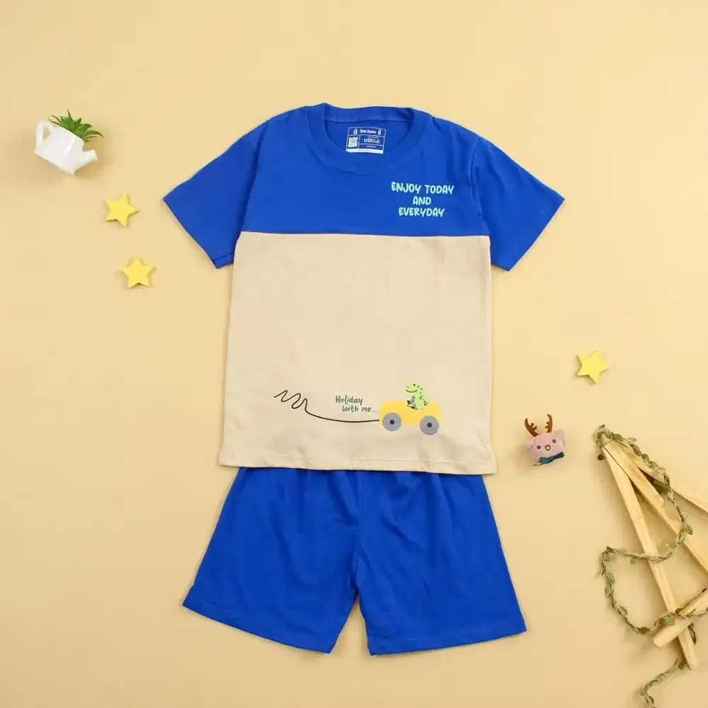 Setelan baju anak Laki 2-6 tahun