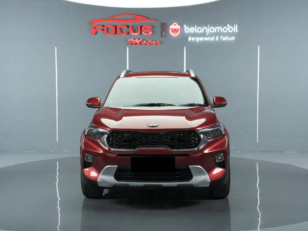KIA Sonet 1.5 Premiere Sunroof BOSE Merah Metalik 2021 Record Garansi