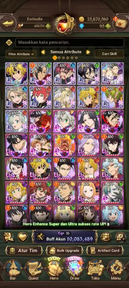 akun seven deadly sins