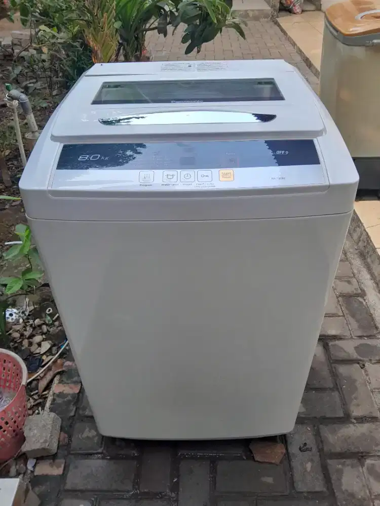 Mesin Cuci Panasonic Otomatis 8kg Second
