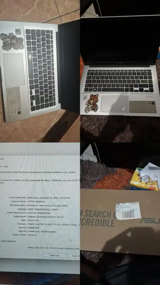ASUS VIVOBOOK S14/S15 , X413JA / X421JAY