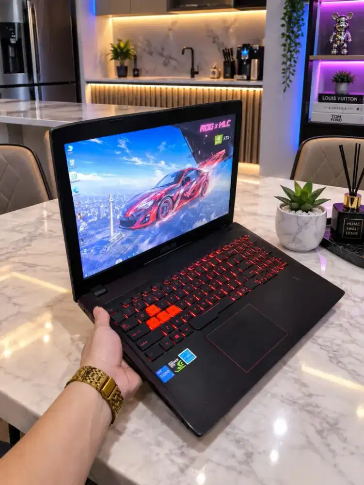 ASUS ROG GL553VD Core i7 Ram 16gb Ssd+Hdd Siap Pakai COD Dual Vga