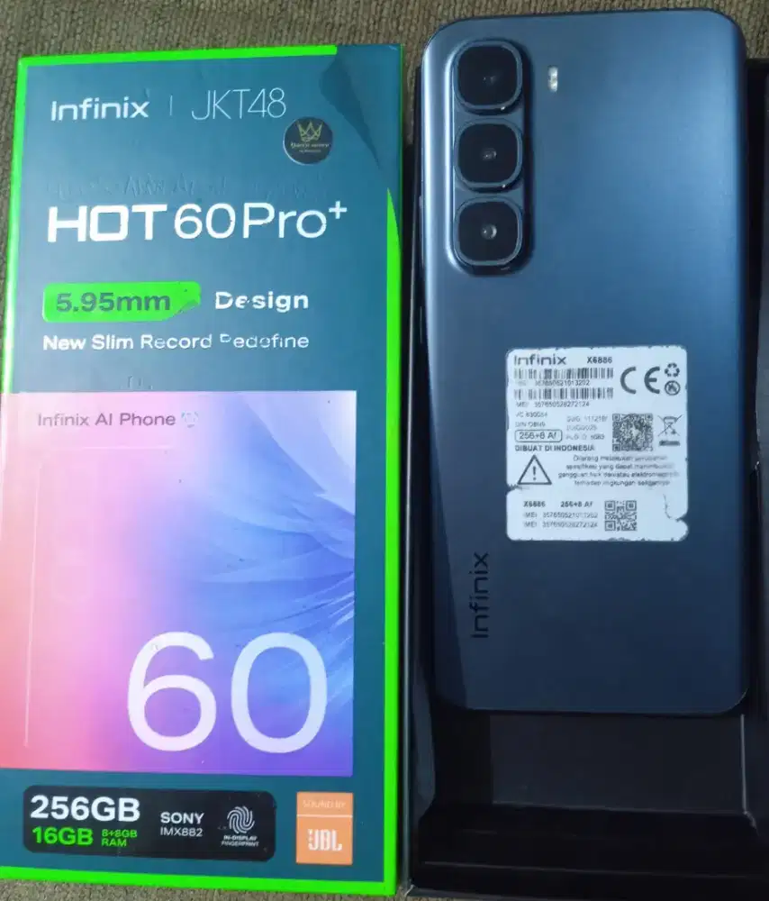 Infinix hot 60 pro+ Ram 8/256