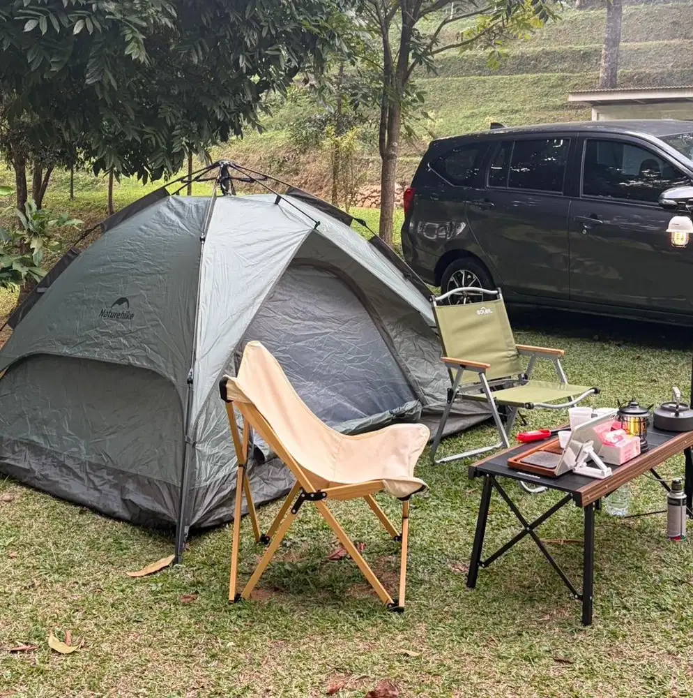Paket Camping Naturehike – Tenda + Kasur Double