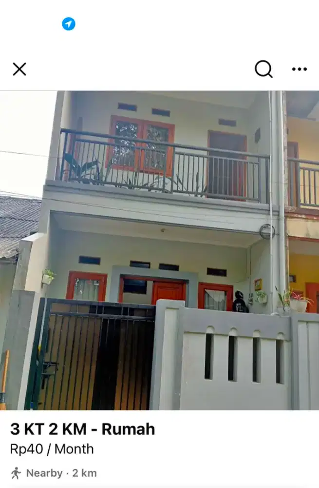 Dikontrakkan rumah di daerah pancoran