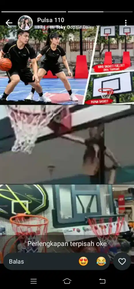 Ring basketball baru