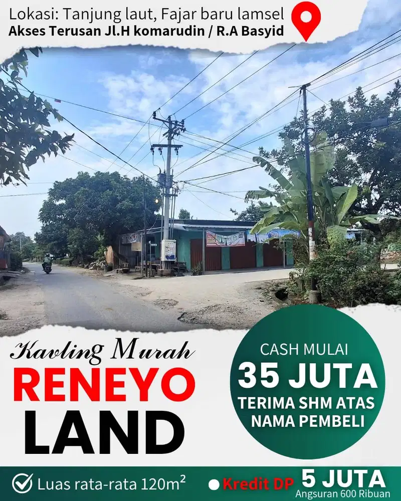 KAVLING KEDATON  PROMO DP 5 JUTA