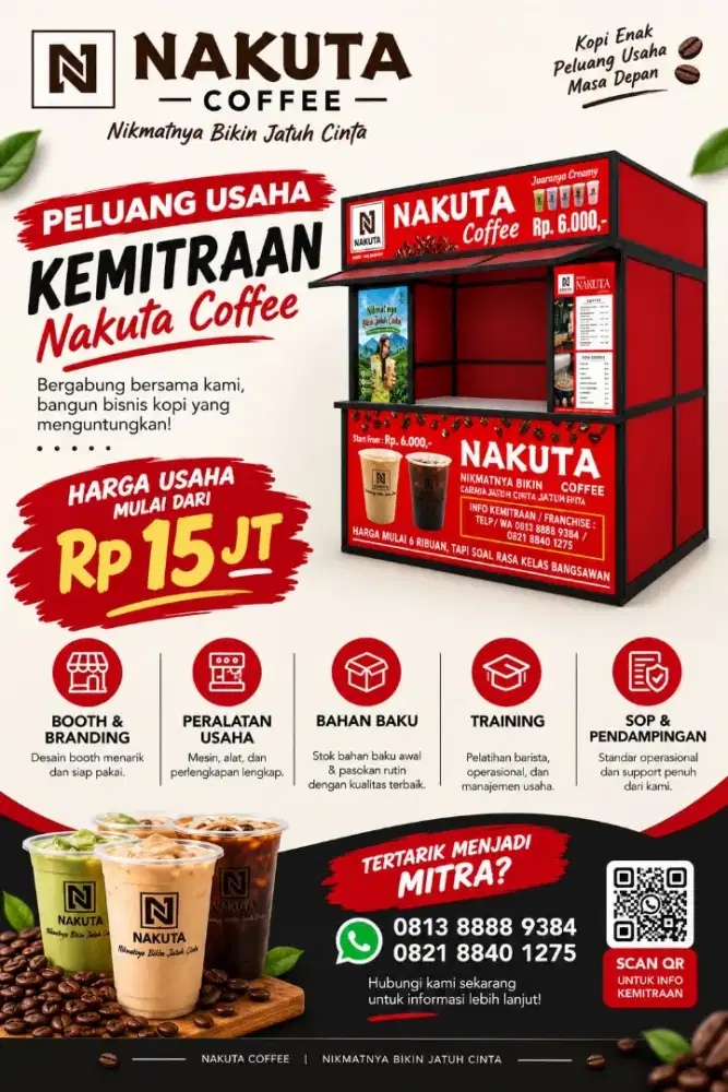BISNIS KEMITRAAN USAHA BOOTH KEKINIAN NAKUTA COFFEE