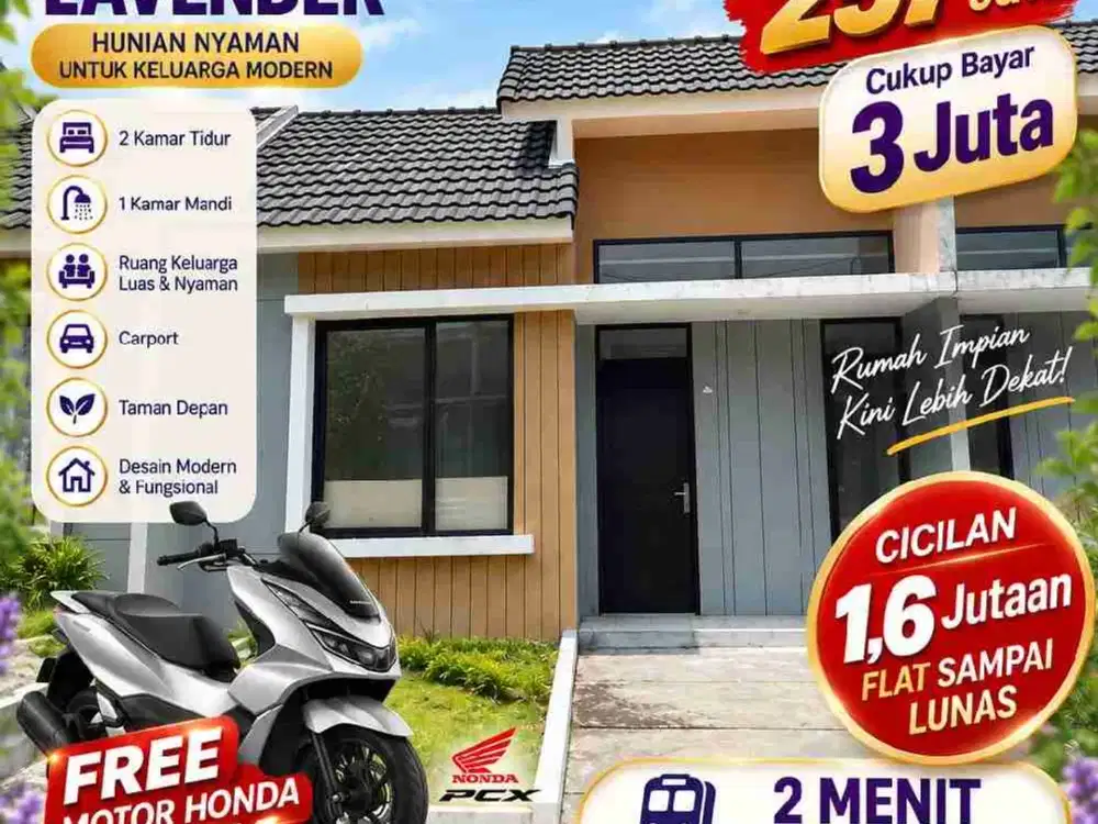 flash sale beli rumah dapat motor