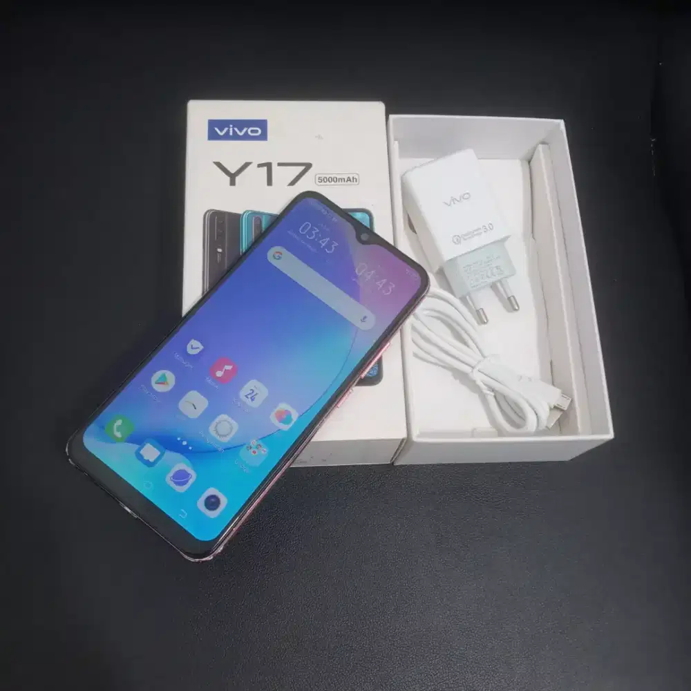 VIVO Y17 Ram 8GB Fulset _Warna Pink_
