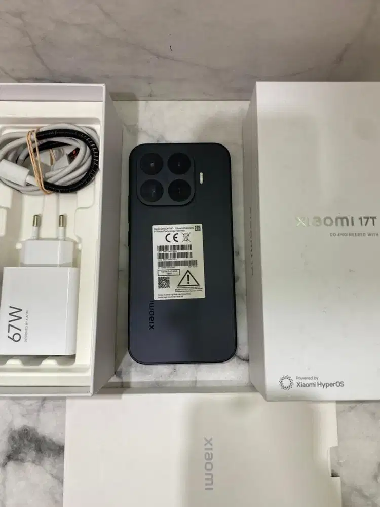 xiaomi mi 17T 12/256 second mulus lengkap & original bawaan