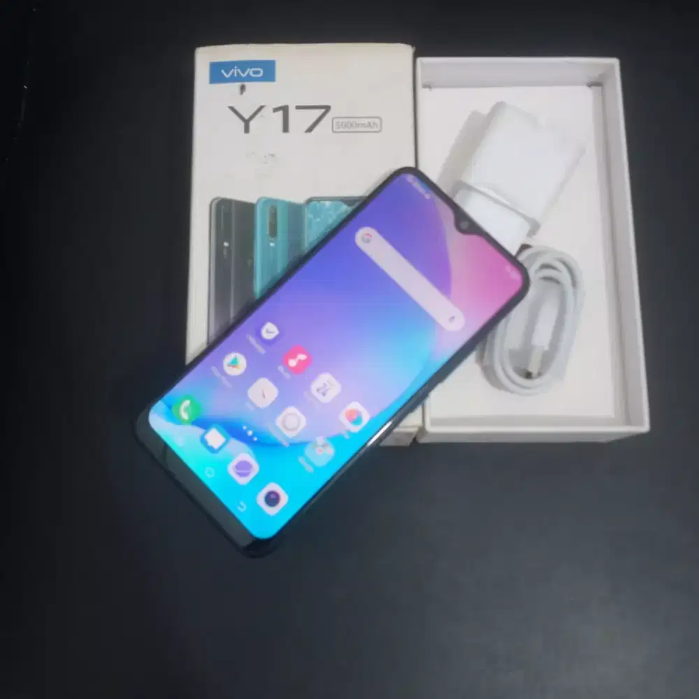 VIVO Y17 Ram 8GB fulset _Warna Biru_