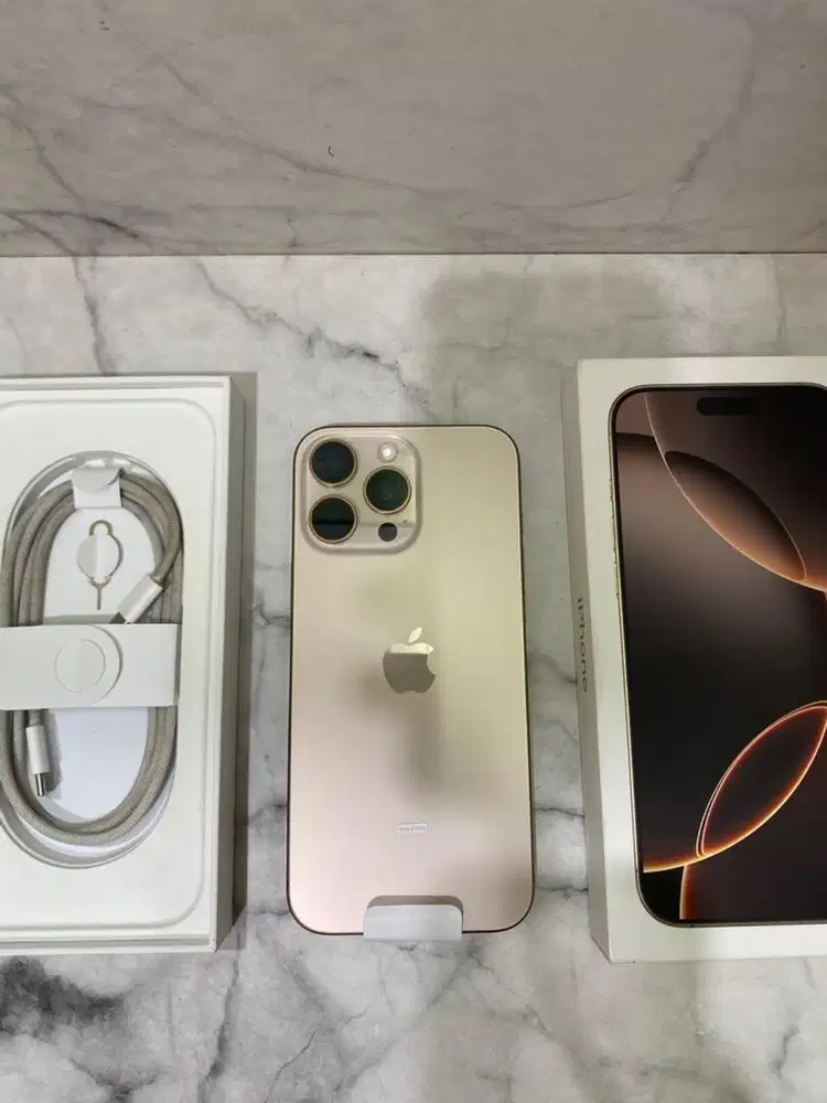 iphone 16 promax 256 ibox second mulus lengkap & original bawaan