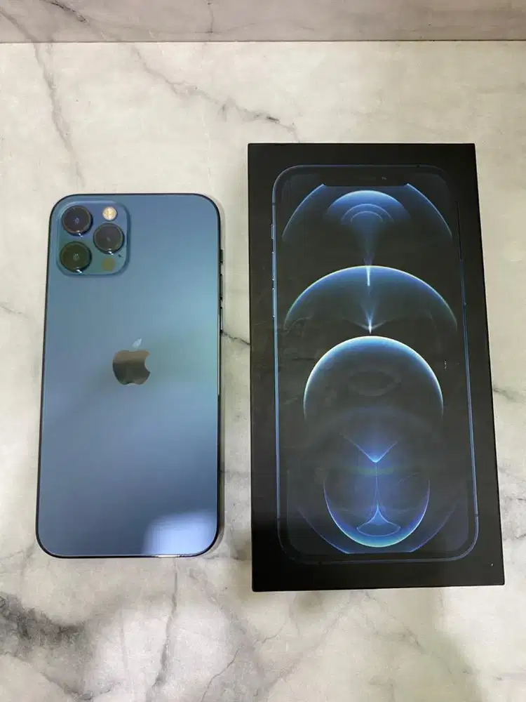 iphone 12 pro 256 ibox second lengkap & original bawaan