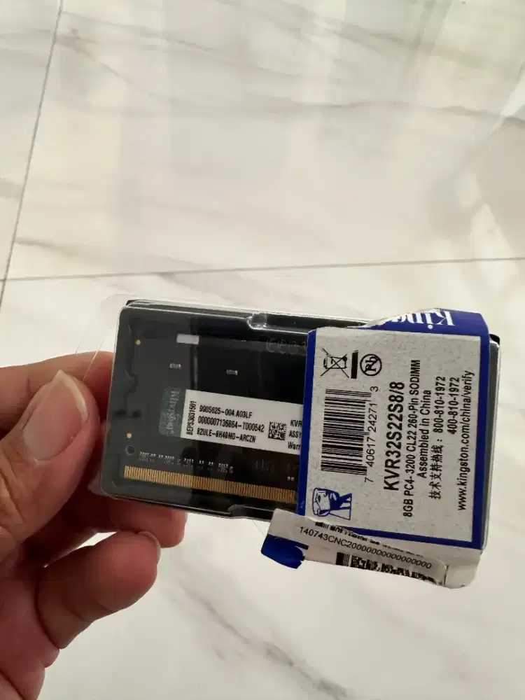Memori Laptop 8GB DDR4 kondisi mulus like NEW!