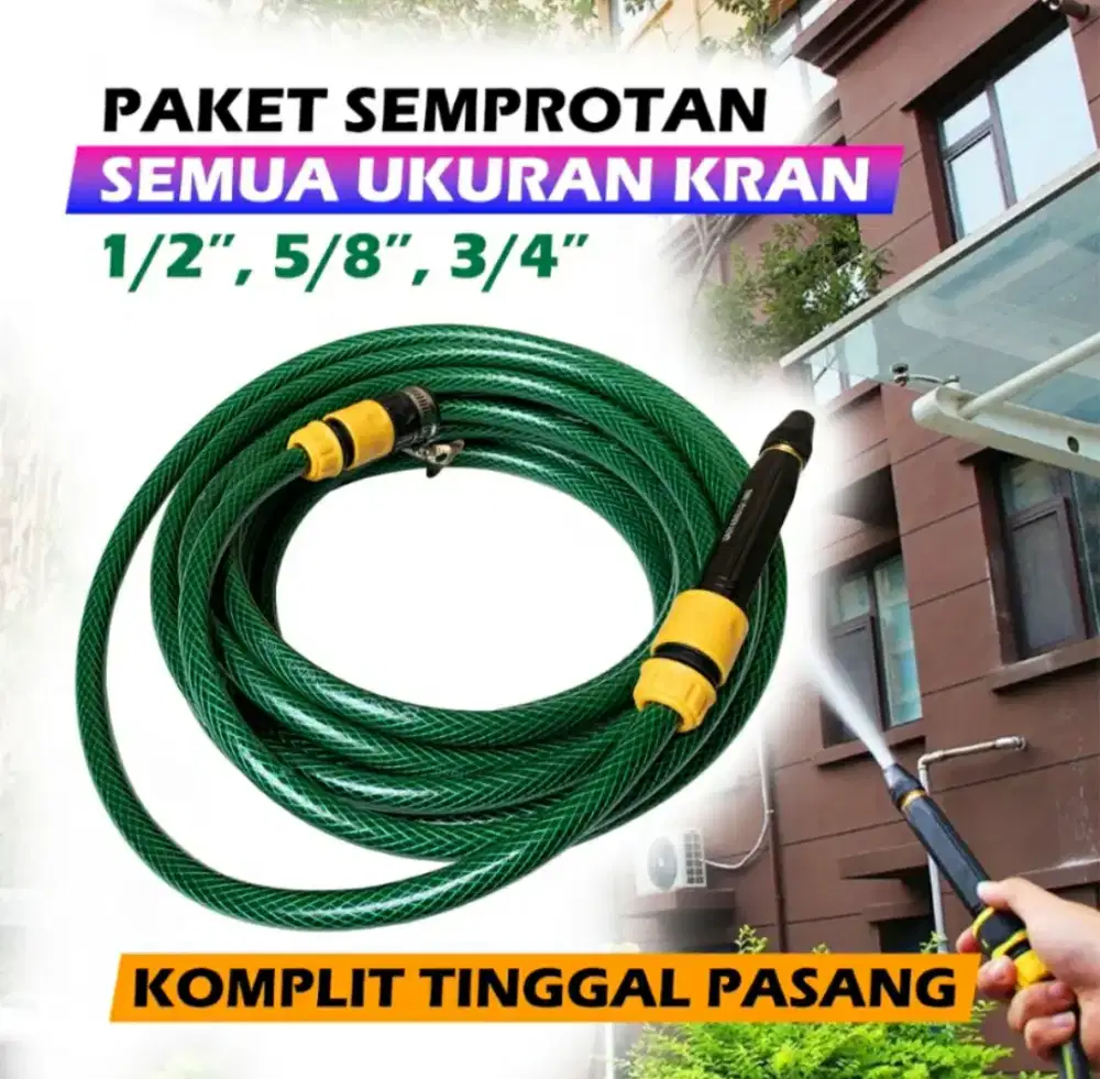 Selang semprotan air semprot cuci motor mobil siram tanaman