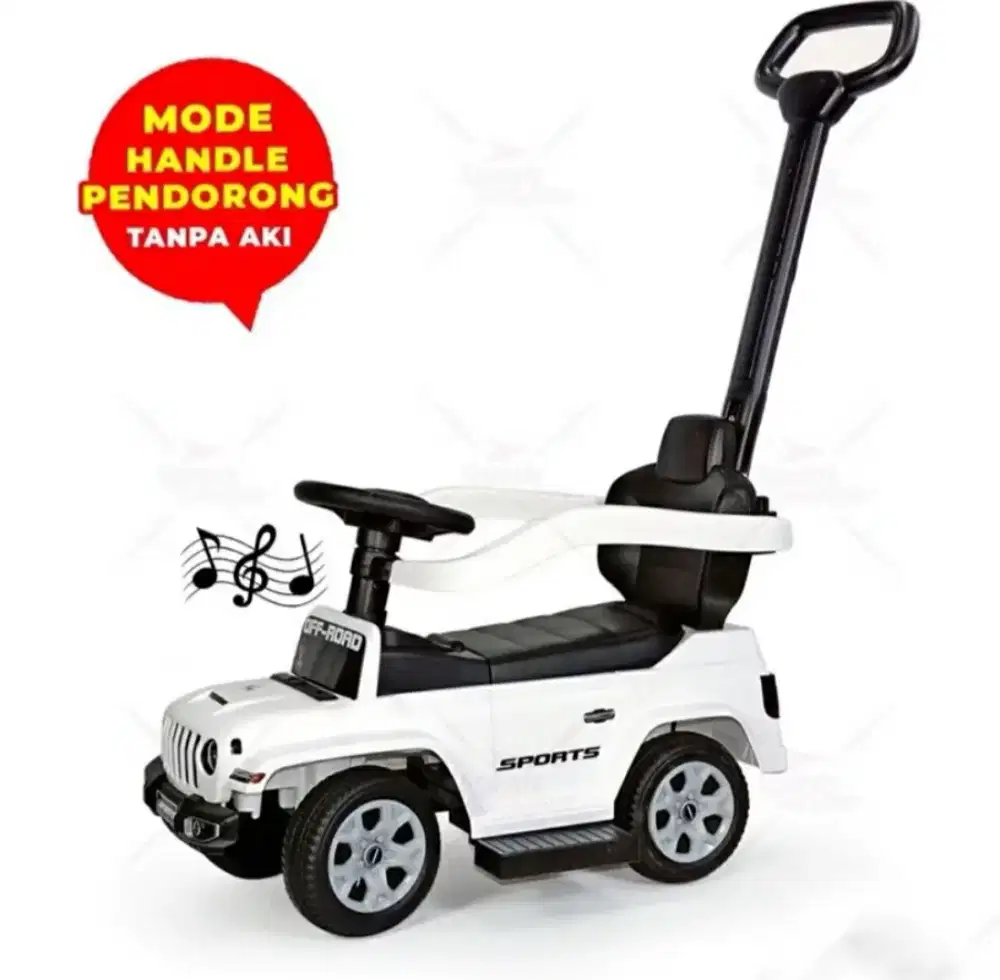 Mobil mainan dorong anak