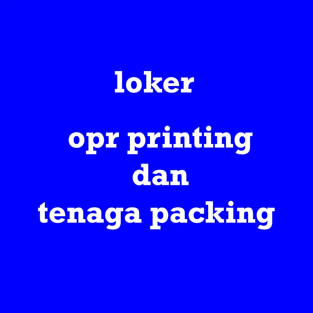 Loker Untuk Packing Olshop