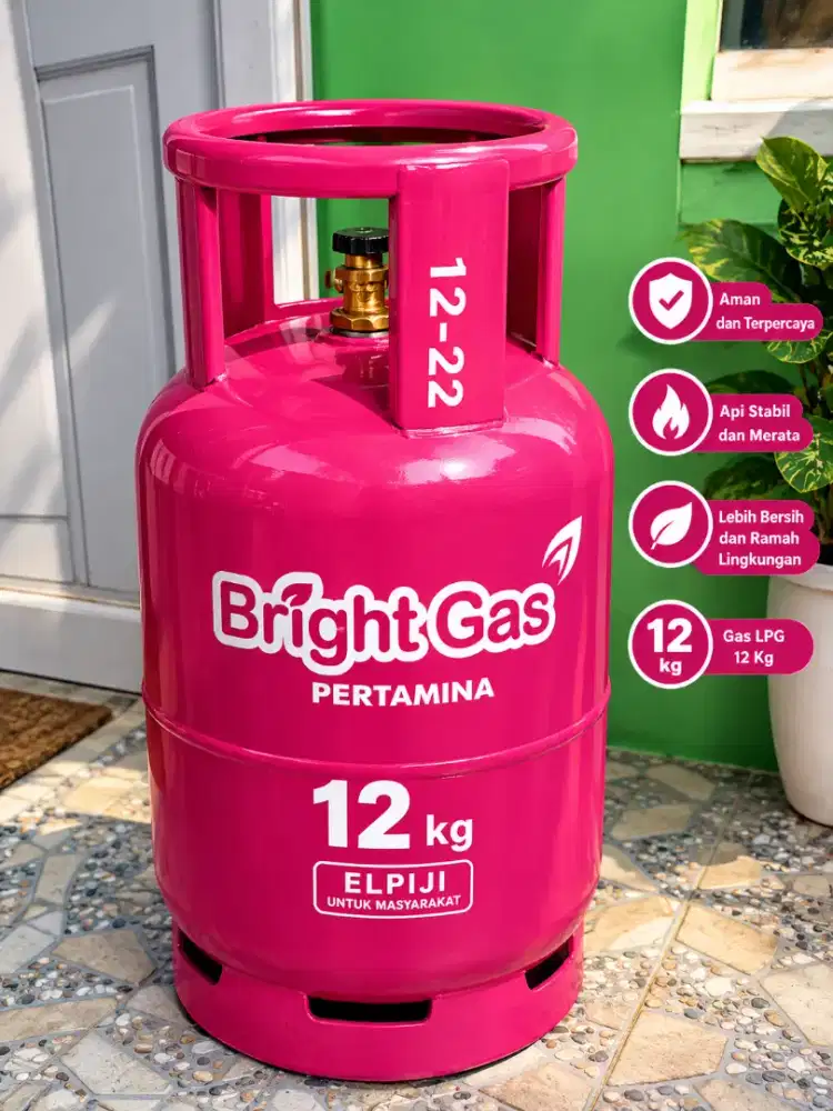 DIJUAL TABUNG GAS LPG 12KG PINK KOSONGAN